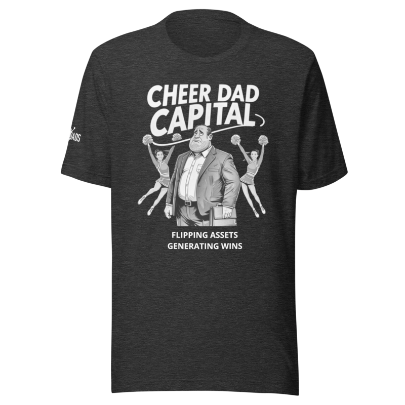 Cheer Dad Capital - T Shirt mockup 4