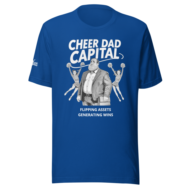 Cheer Dad Capital - T Shirt mockup 3