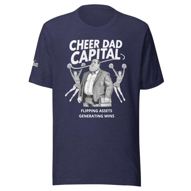 Cheer Dad Capital - T Shirt mockup 2