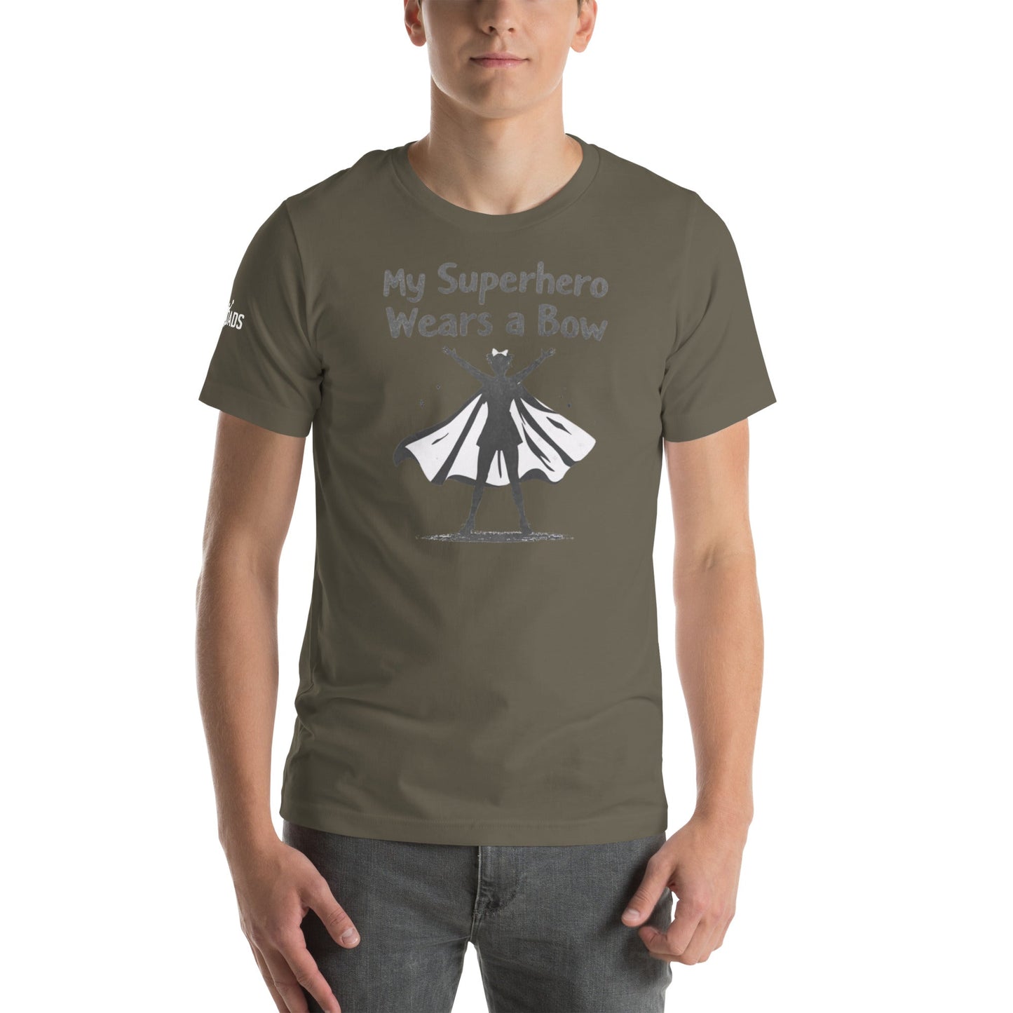 My Superhero Wears a Bow - T Shirt - MatDads